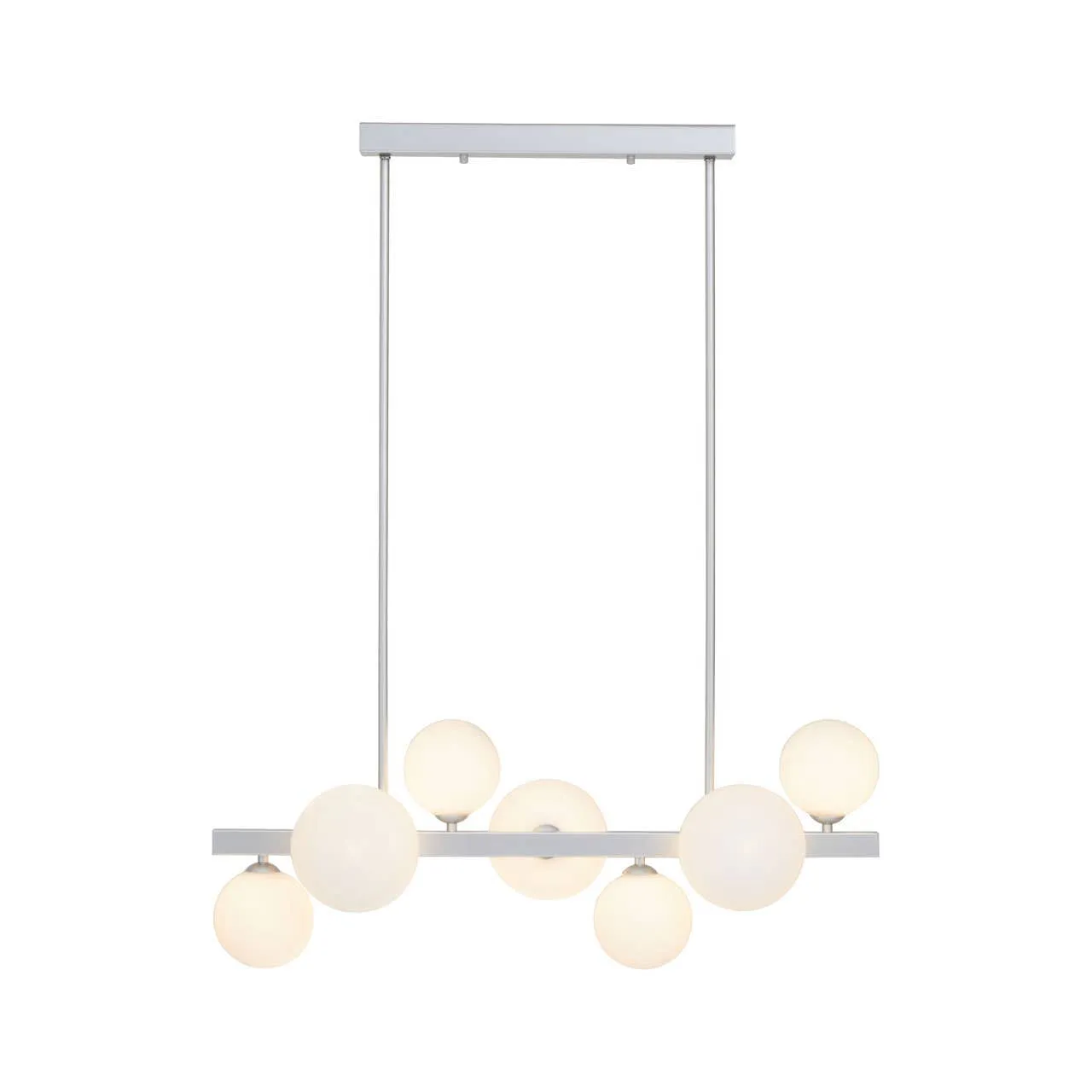 Abira Chrome 7 Bulb Pendant Lamp