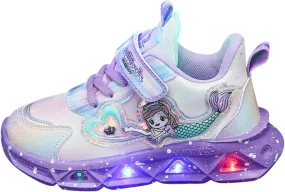 Baby Walking Shoes,Kids Baby Boys Girls Bling Led Light Sport Shoes Children Mesh Luminous Casual Shoes 1-6 Years