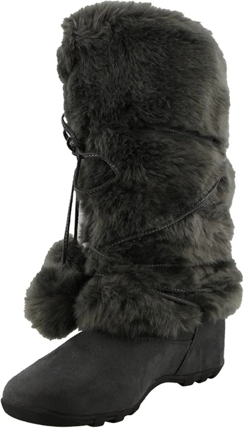 Blossom Talia-Hi Women Ladies Mukluk Faux Fur Mid Calf Warm Winter Snow Boots