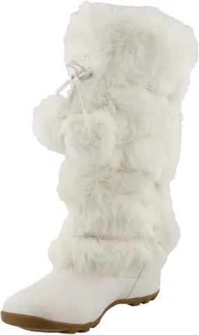 Blossom Talia-Hi Women Ladies Mukluk Faux Fur Mid Calf Warm Winter Snow Boots