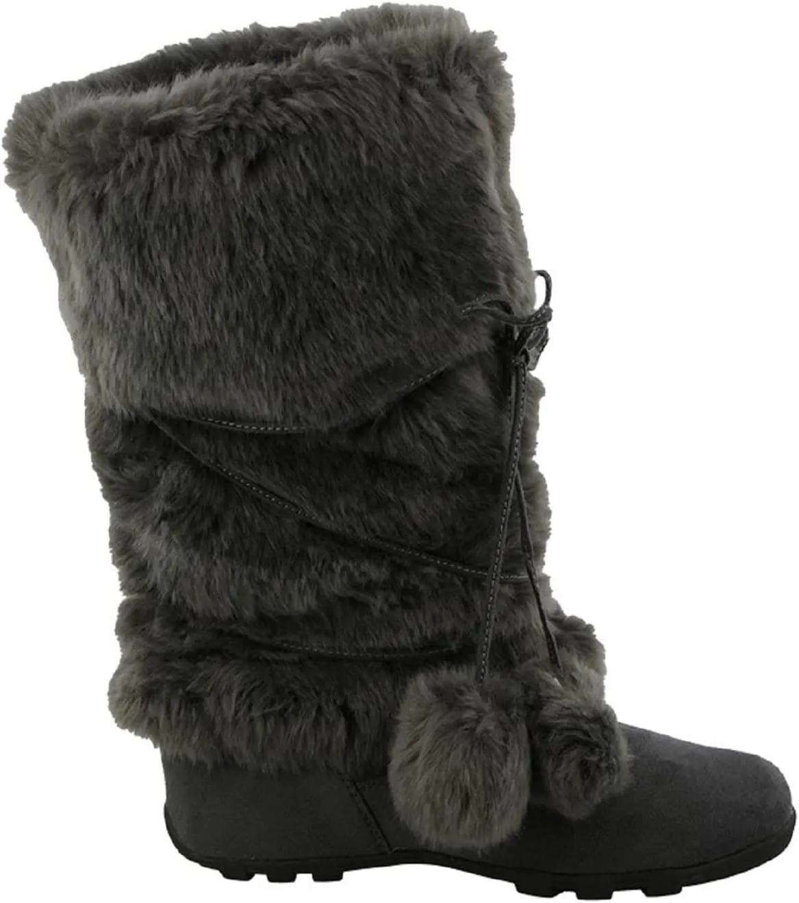 Blossom Talia-Hi Women Ladies Mukluk Faux Fur Mid Calf Warm Winter Snow Boots