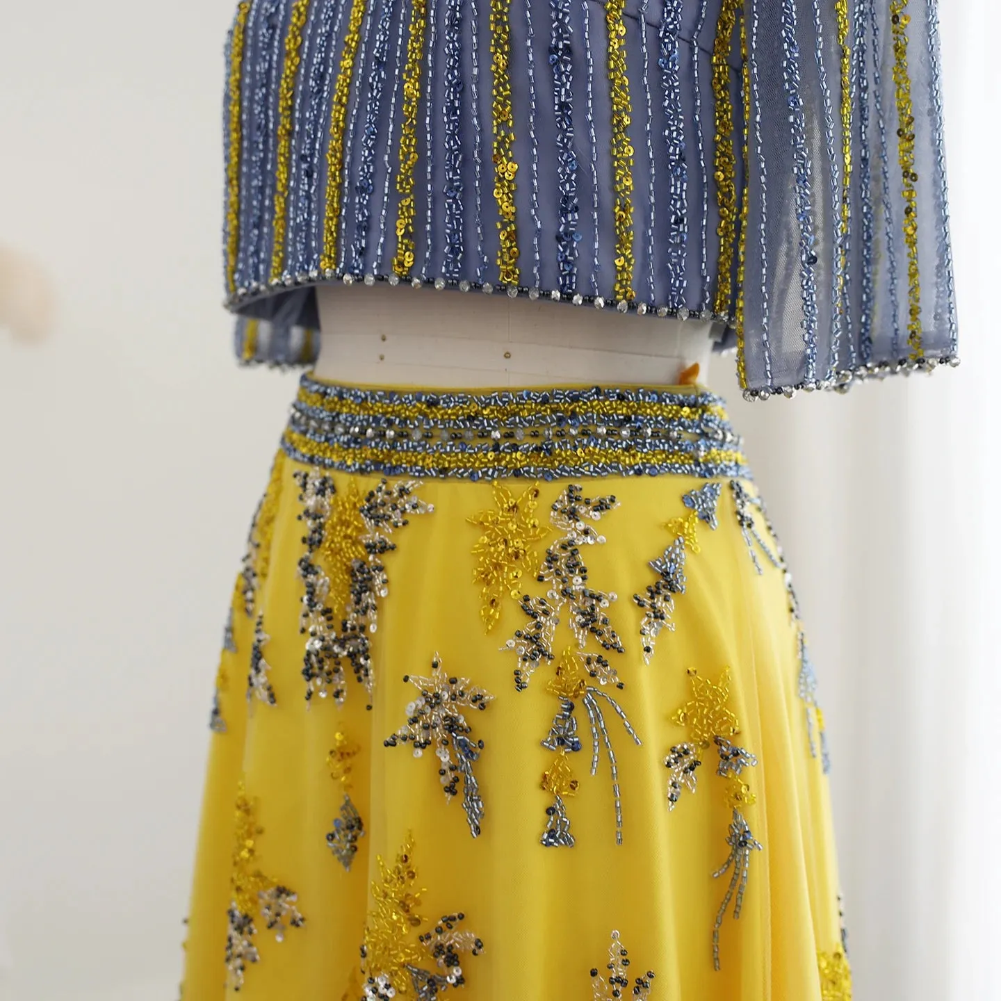 Blue Yellow 2 Piece Set