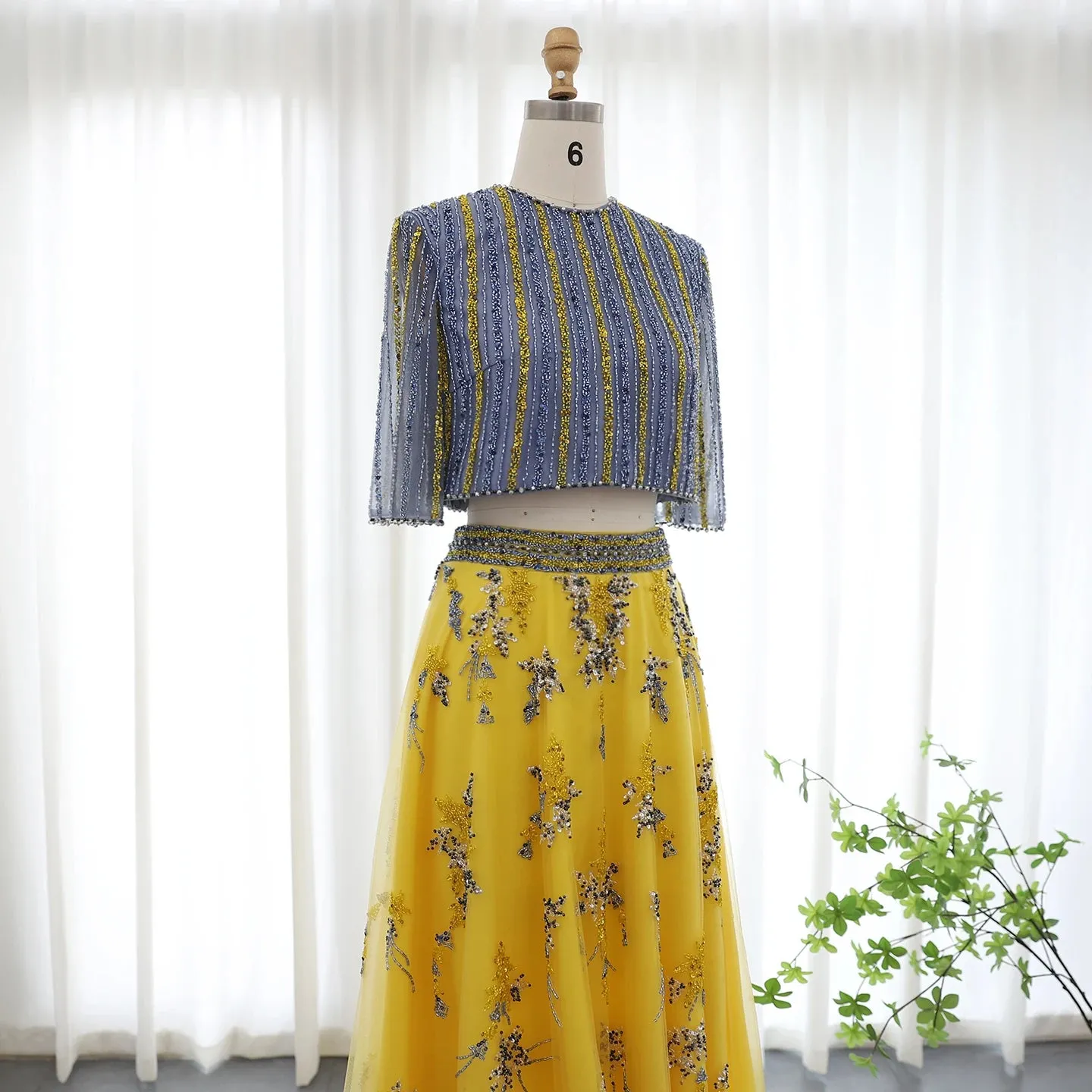 Blue Yellow 2 Piece Set