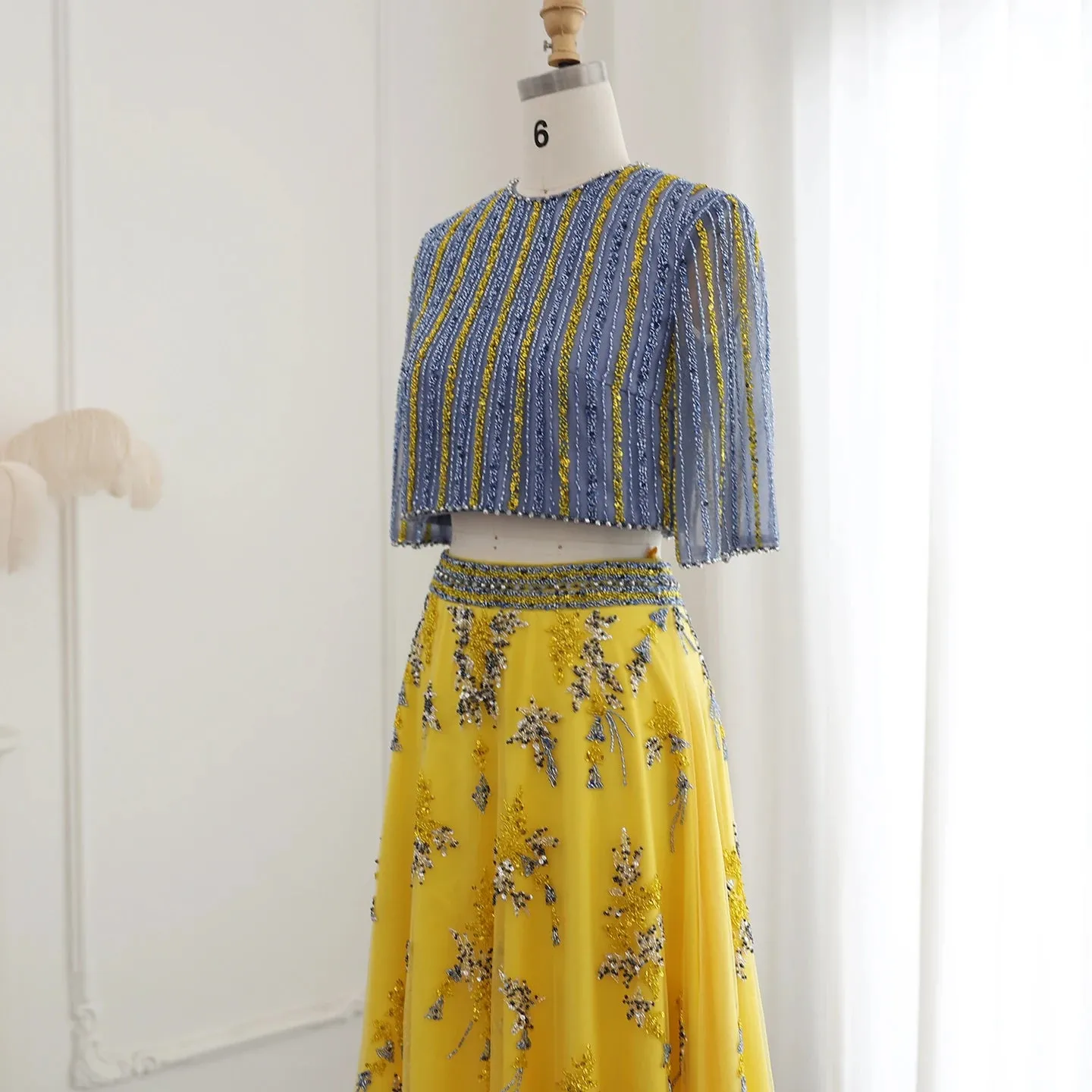 Blue Yellow 2 Piece Set