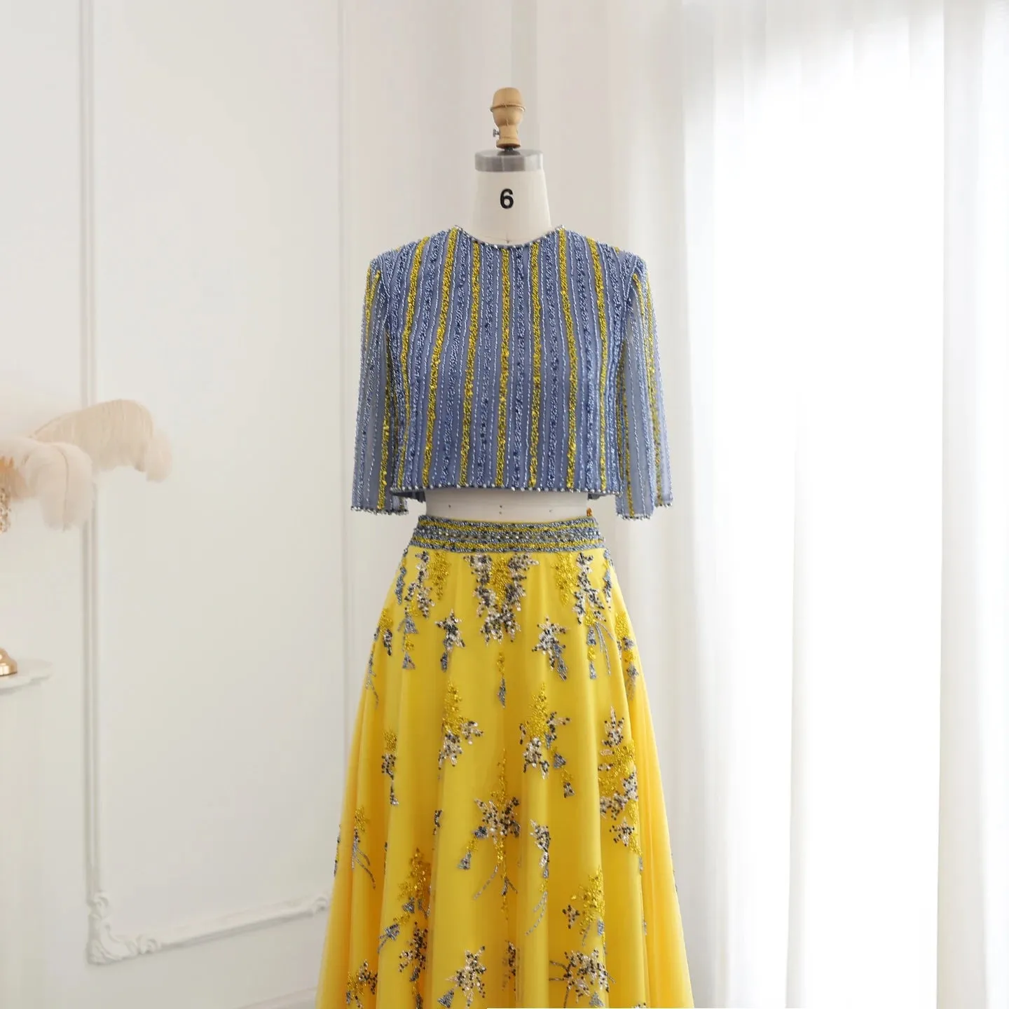 Blue Yellow 2 Piece Set