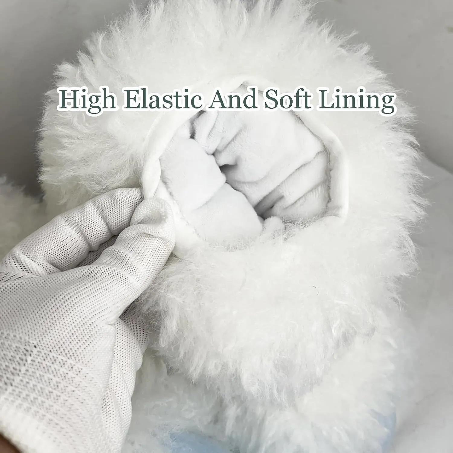 Furry Sheep Hoof Feet,Fursuit KIG Lamb Hoof Claws,Imitation Animal Clothing COS Claw Slippers,Accessories Claw Cover(C)