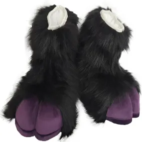 Furry Sheep Hoof Feet,Fursuit KIG Lamb Hoof Claws,Imitation Animal Clothing COS Claw Slippers,Accessories Claw Cover(C)