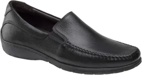 Johnston & Murphy Crawford Venetian Black Tumbled Full Grain 13 M (D)