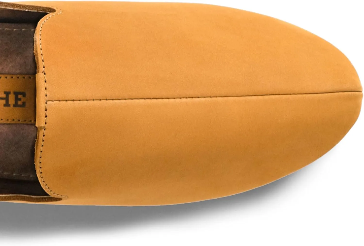 La Leche, Traditional Babouche Slippers for Men, Indoor Slippers, Full Grain Leather, Handmade