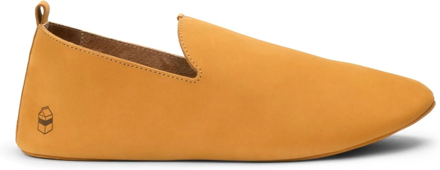 La Leche, Traditional Babouche Slippers for Men, Indoor Slippers, Full Grain Leather, Handmade