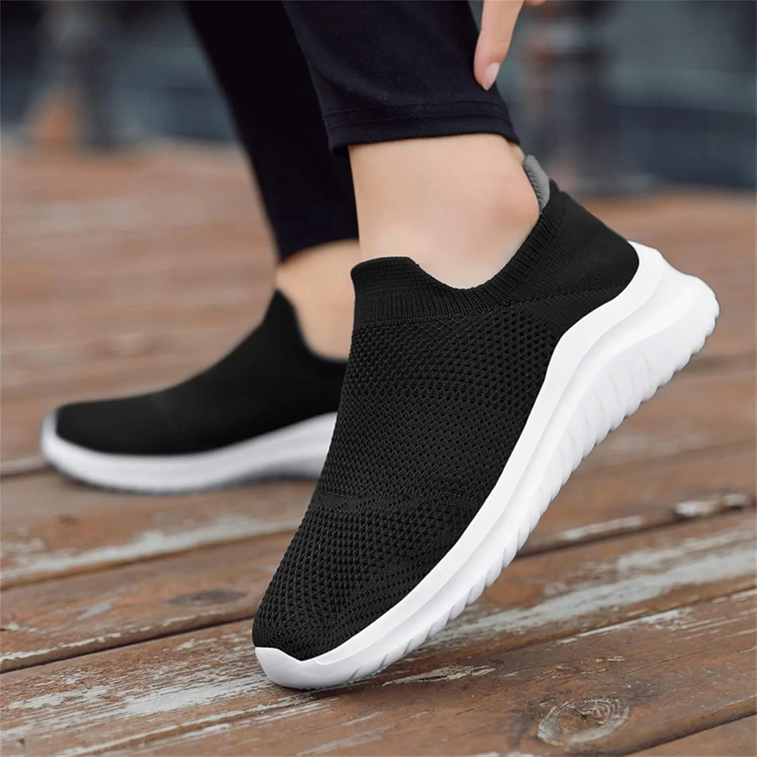 Lightweight Diabetic Shoes for Men Comfortable Breathable Stretch Canvas Slip on Sneaker Non Slip Walking Shoes