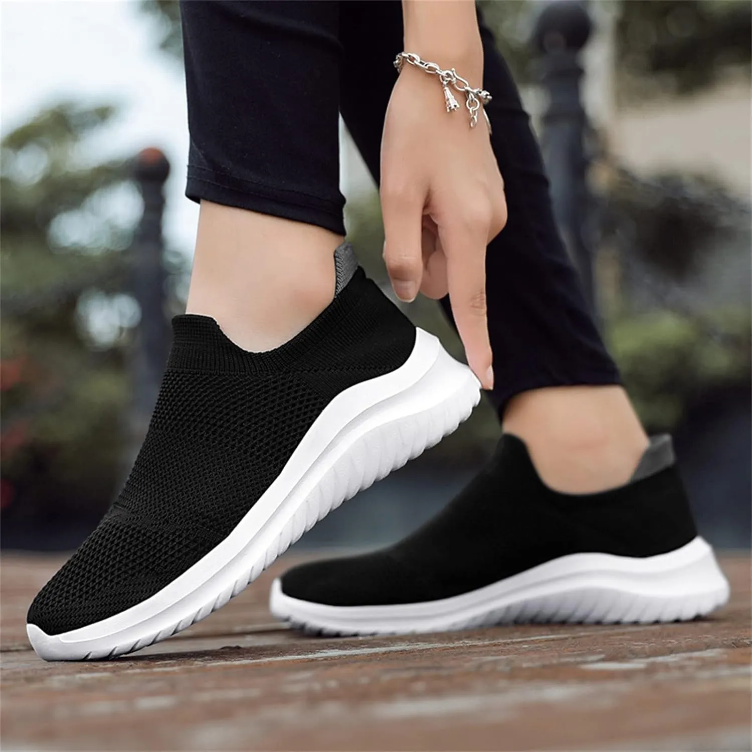 Lightweight Diabetic Shoes for Men Comfortable Breathable Stretch Canvas Slip on Sneaker Non Slip Walking Shoes
