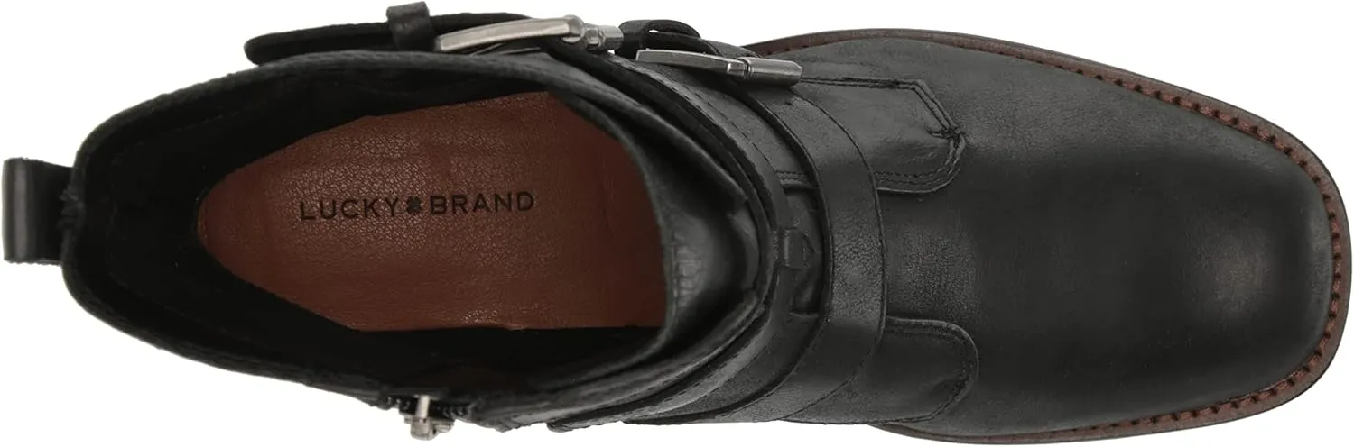 Lucky Brand Women's Katriny Motorcycle Boot Ankle