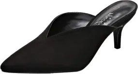 MACKIN J G224-1 Women Pointed Toe Slip On Kitten Low Heel Mules Pumps Slides