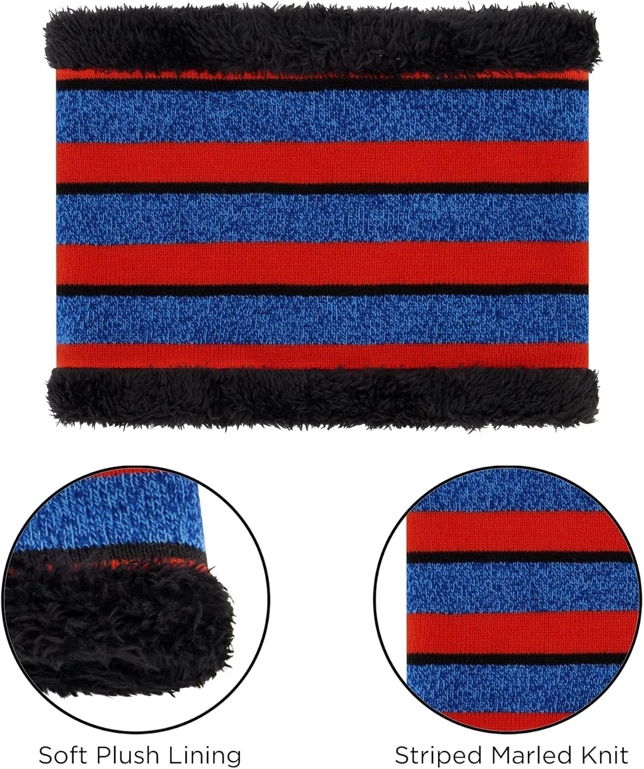 Mickey Mouse boys Toddler Winter Hat, Scarf & Mittens Set for Ages 2-4 Or Hat, Scarves & Kids Gloves Sets for Ages 4-7