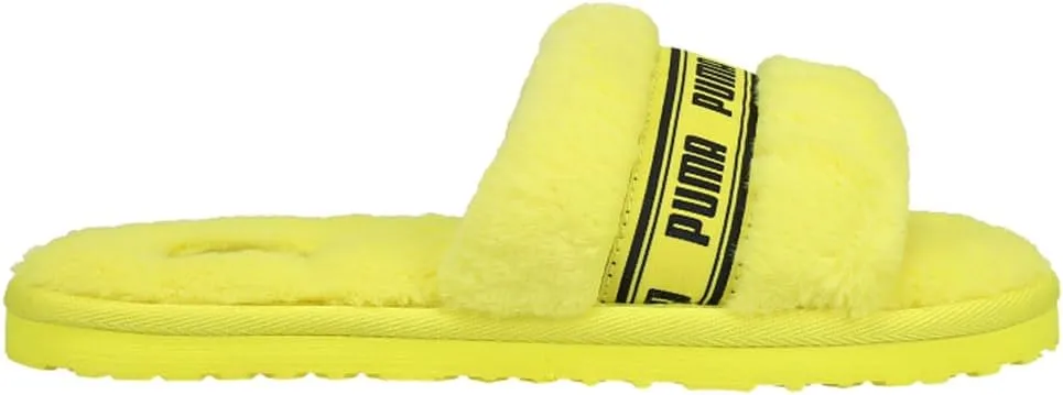 PUMA Kids Girls Fluffy Slide Casual Sandals Casual - Yellow - Size 7 M