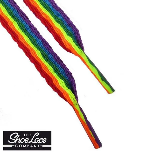 Shoe Lace Company Flat Rainbow
