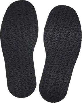 Shoe Replacement Rubber Full Out Sole,4mm Thickness, one Pair (Black)