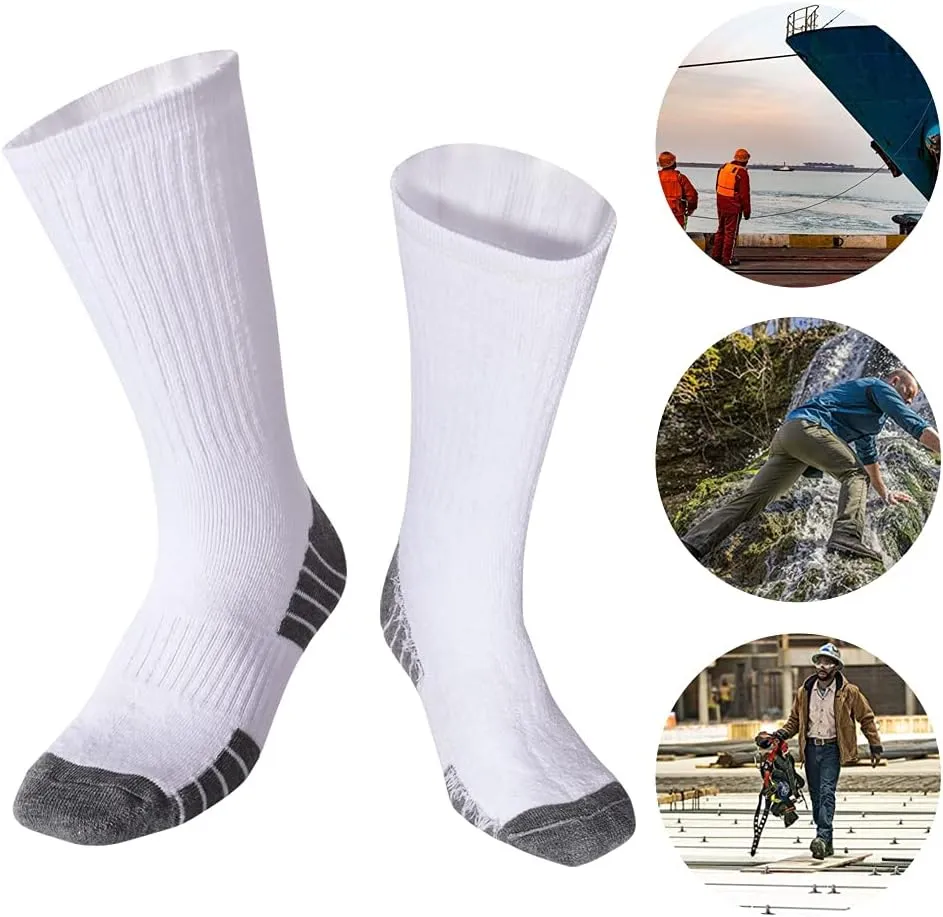SoxDaddy Men’s 10Pack Athletic Socks,Comfy Cotton Full Cushion Casual Crew Socks