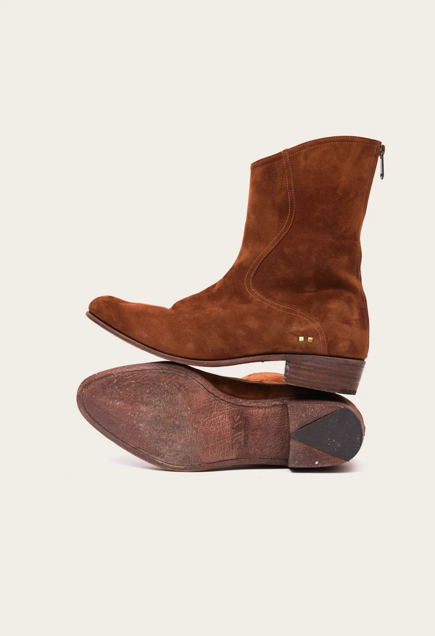 The Avenue: Cognac Suede