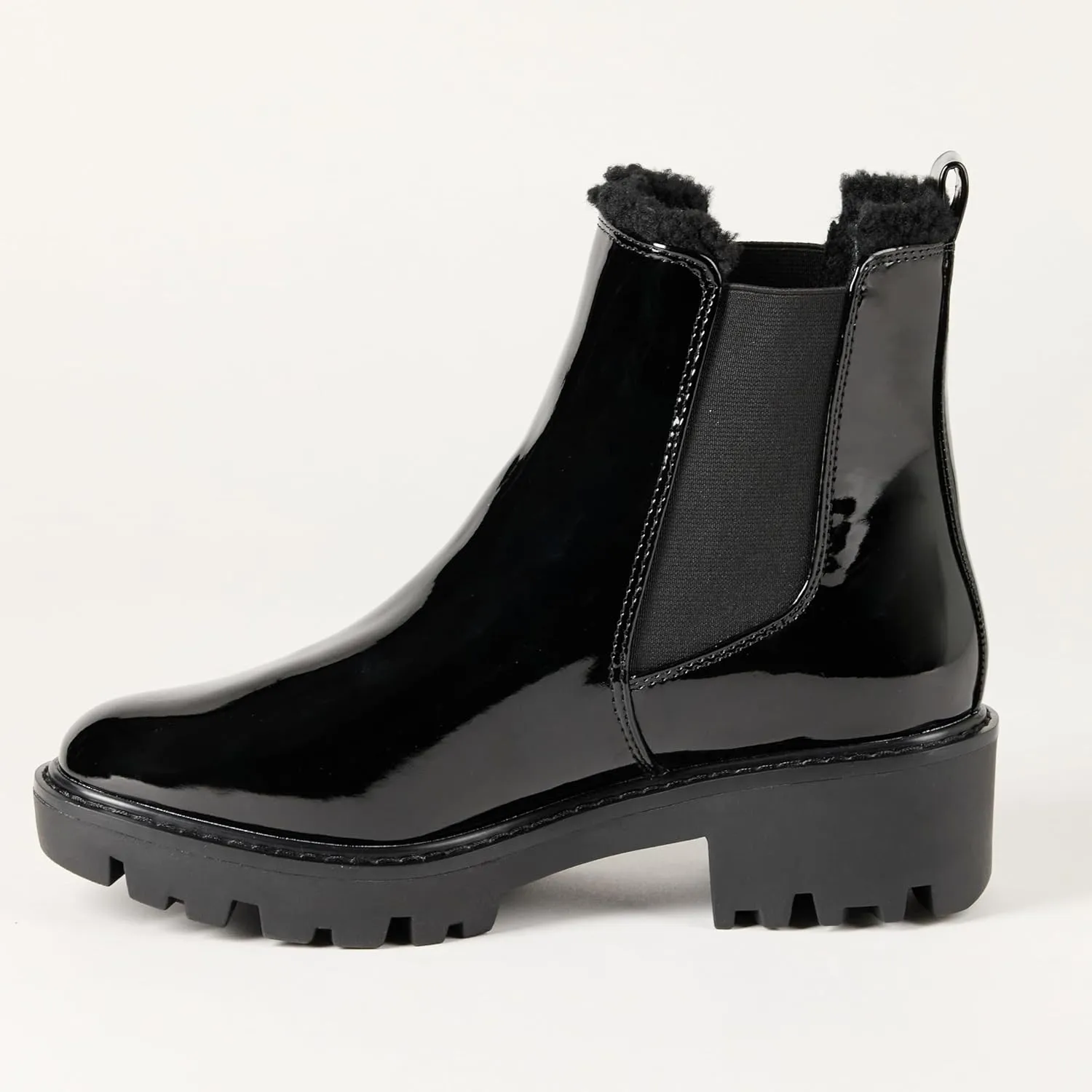 The Drop Women's Campbell Sherpa Chelsea Boot