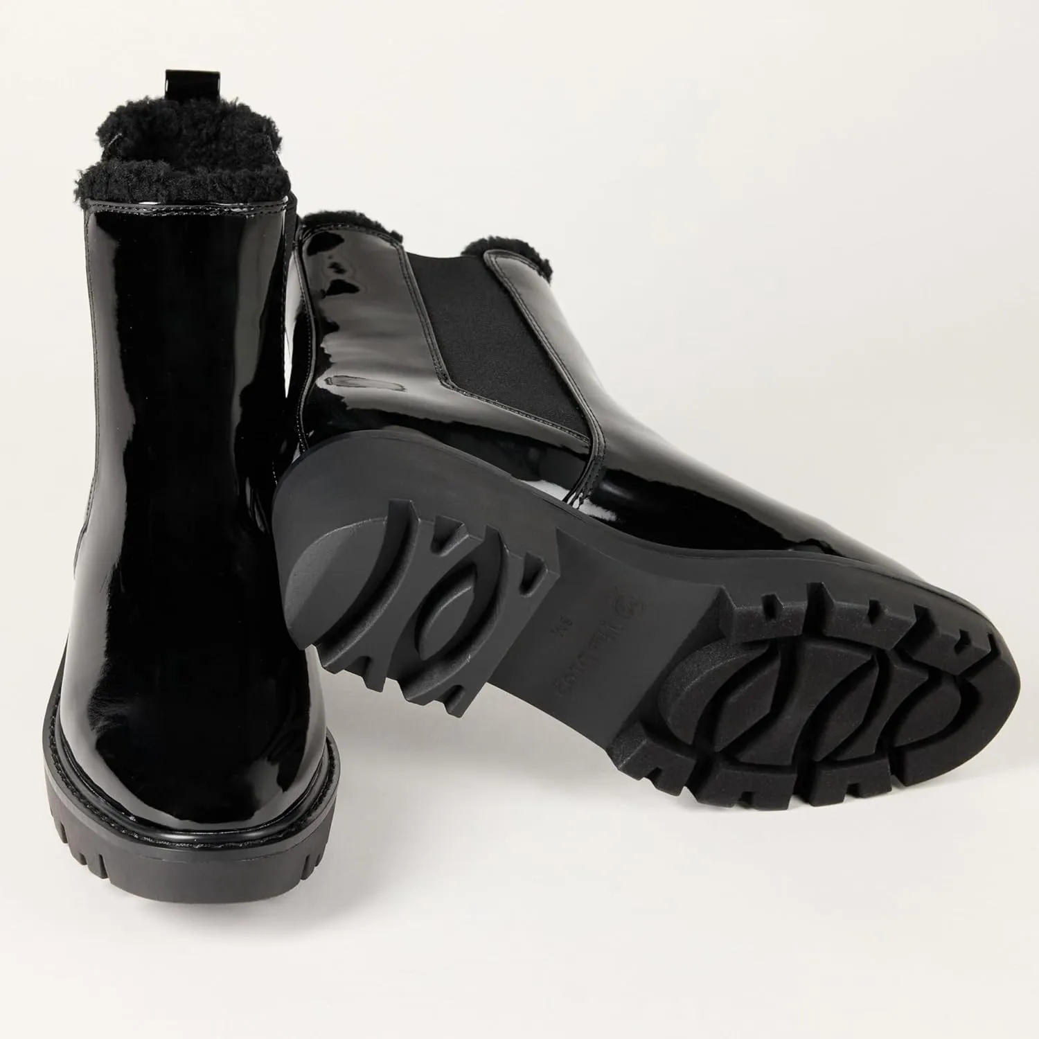 The Drop Women's Campbell Sherpa Chelsea Boot