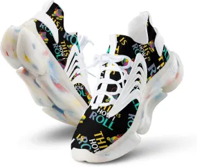 This is How I Roll Roller Skates Running Shoes for Men Low Top Athletic Training Shoe Sports Walking Shoes Non-Slip Gym Sneakers