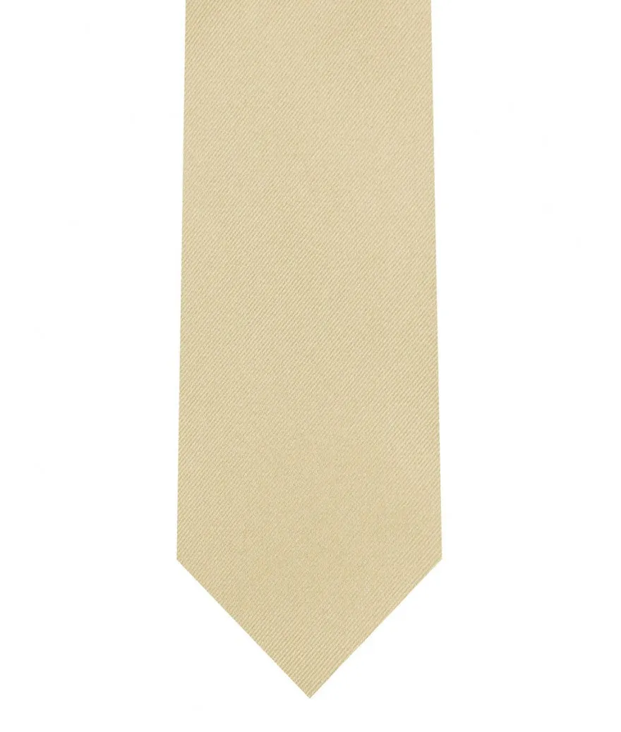 Tie & Pocket Square - Beige