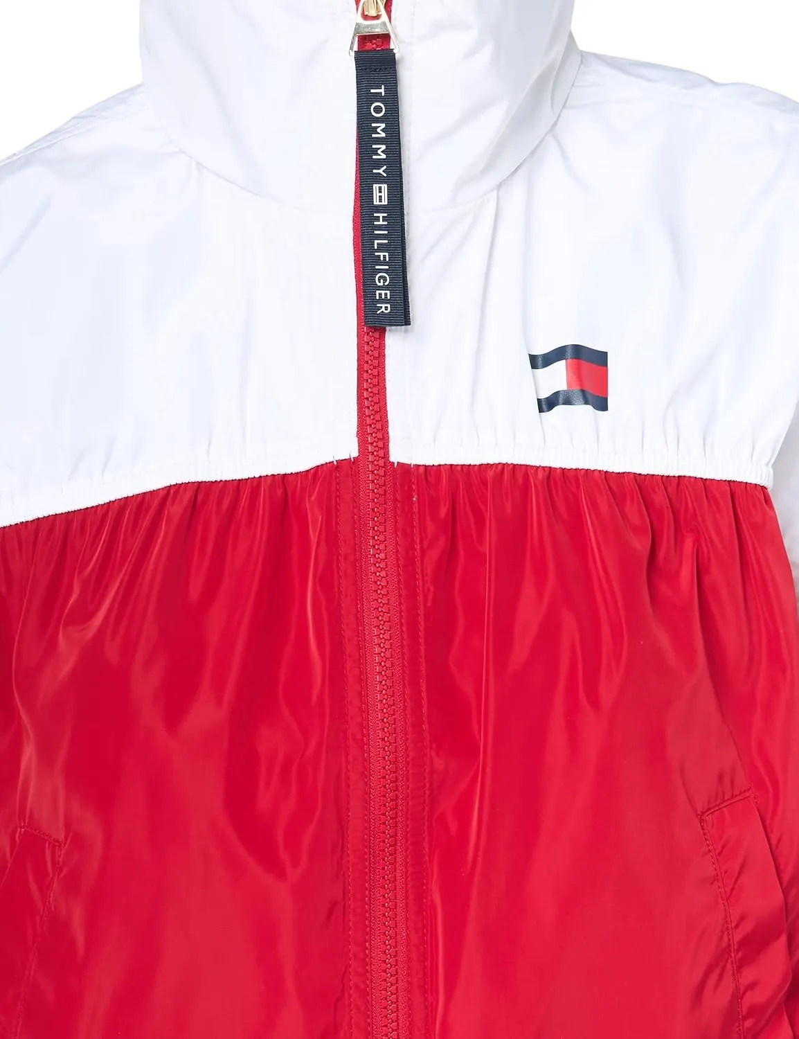 Tommy Hilfiger Women's Zipup Colorblocked Windbreaker Jacket