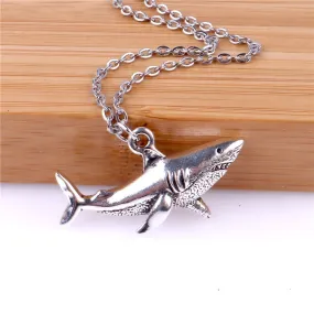 Unique Shark Pendant Necklace